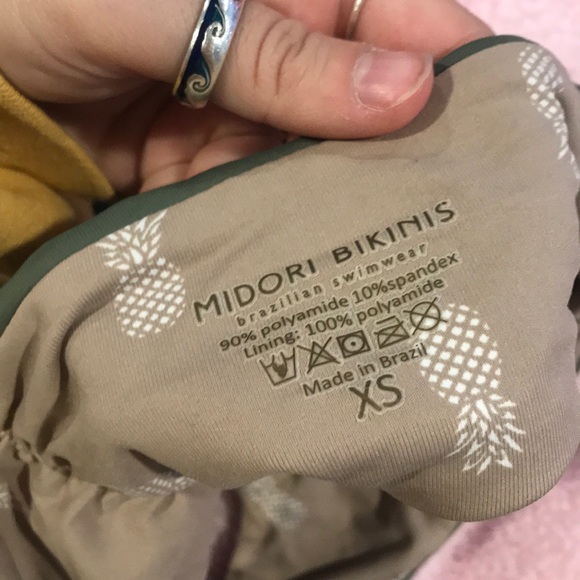 MIDORI Green bikini bottoms - Picture 3 of 3